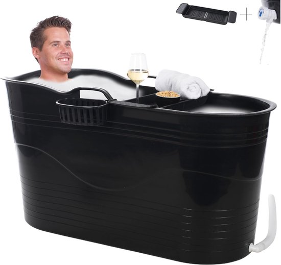 HelloBath® Bademmer Voor Ijsbaden & Hottub Bad- XL, 122 x 56 x 64 cm HelloBath® Bademmer Voor Ijsbaden & Hottub Bad- XL, 122 x 56 x 64 cm