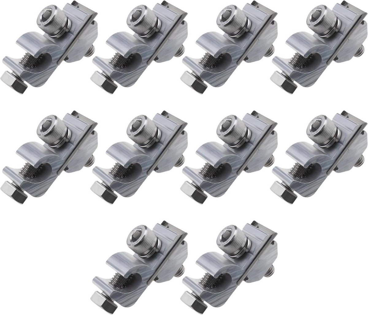 20 stuks 30 mm zonnepaneelhouder eindklem kit