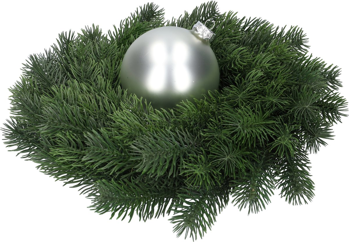 Glazen kerstballen - Set van 4stuks/100mm - Luxe kerst decoratie - Sfeervolle kerstversiering voor in de kerstboom - Glas - Matte Silver - Mat Zilver – foto 8