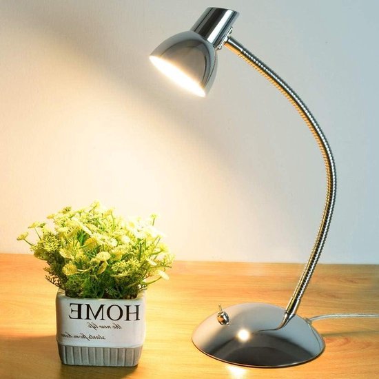 DAWALIGHT Wandlamp om te lezen, 5 W, led, zwanenhals, 3000 K, warmwit, bedlampje voor 's nachts, woonkamer, werkkamer, aluminium, zwart