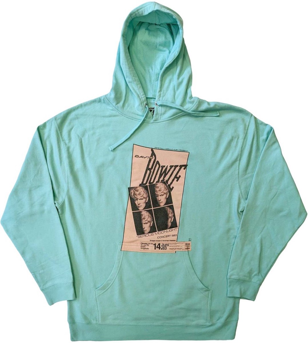 David Bowie - Concert '83 Hoodie/trui - L - Groen