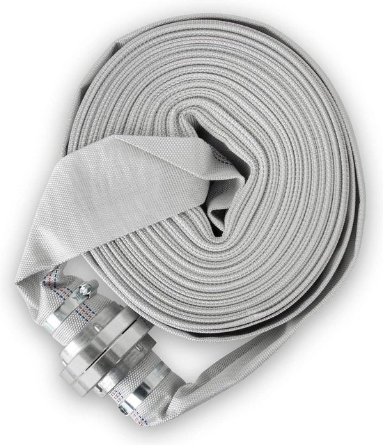 EBERTH 2 brandslang platte slang met Storz-koppeling, slanglengte 10m