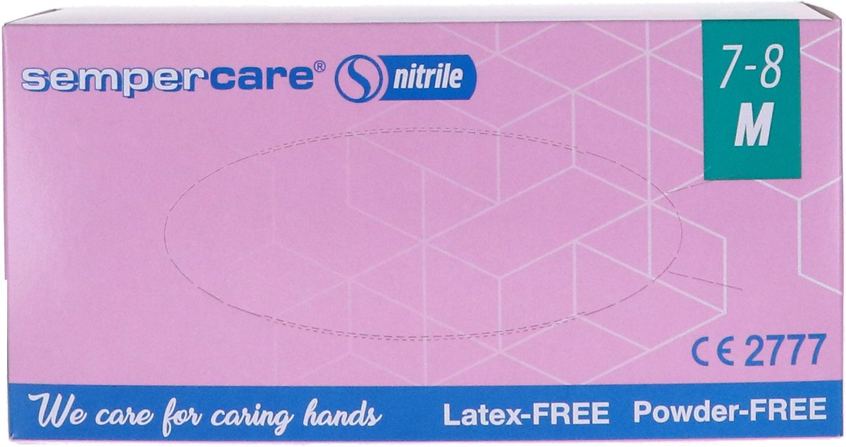 Goedkoopste Sempercare nitrile poedervrij blauw, X-large, 90st (3000002121