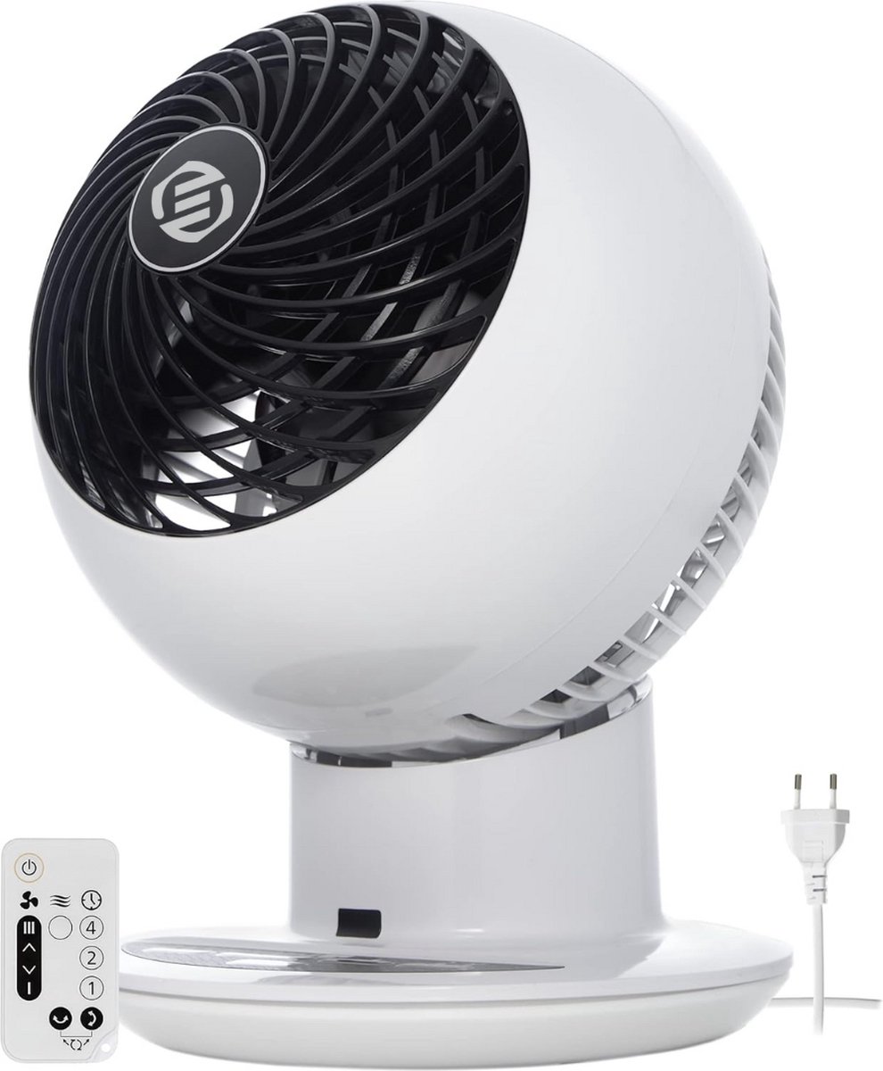 Equivera Vloerventilator - Tafelventilator - Kantelbaar - Meerdere Snelheden - Premium