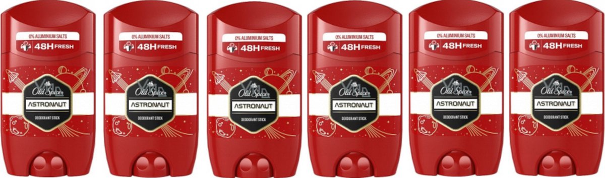 Goedkoopste Old Spice Astronaut deodorant stick SIX pack