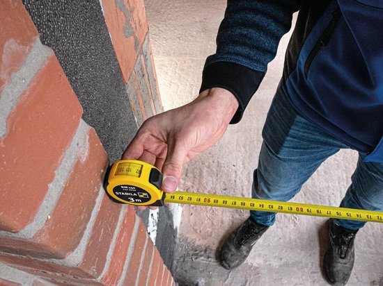 WISEUP Metrische meetlint 16ft met breuken 1/16, gemakkelijk af te lezen, magnetische haak meetlint met riemclip voor landmeters, ingenieurs, huishouden, timmerwerk, bouw