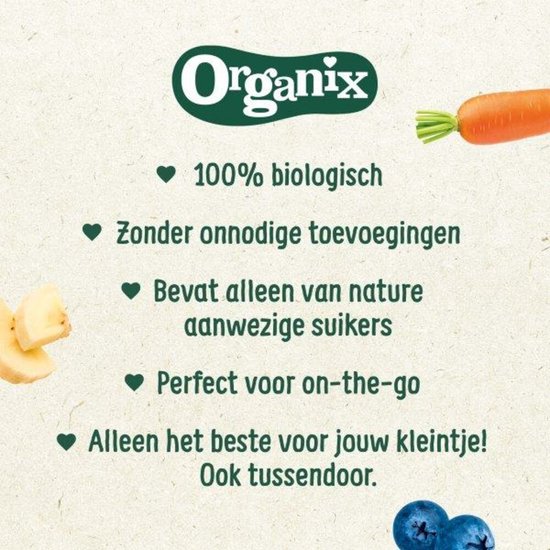Organix Luchtige Rijstwafeltjes 7+m - Babymaaltijd - Snack - Appel - 6 x 40g — afbeelding 4