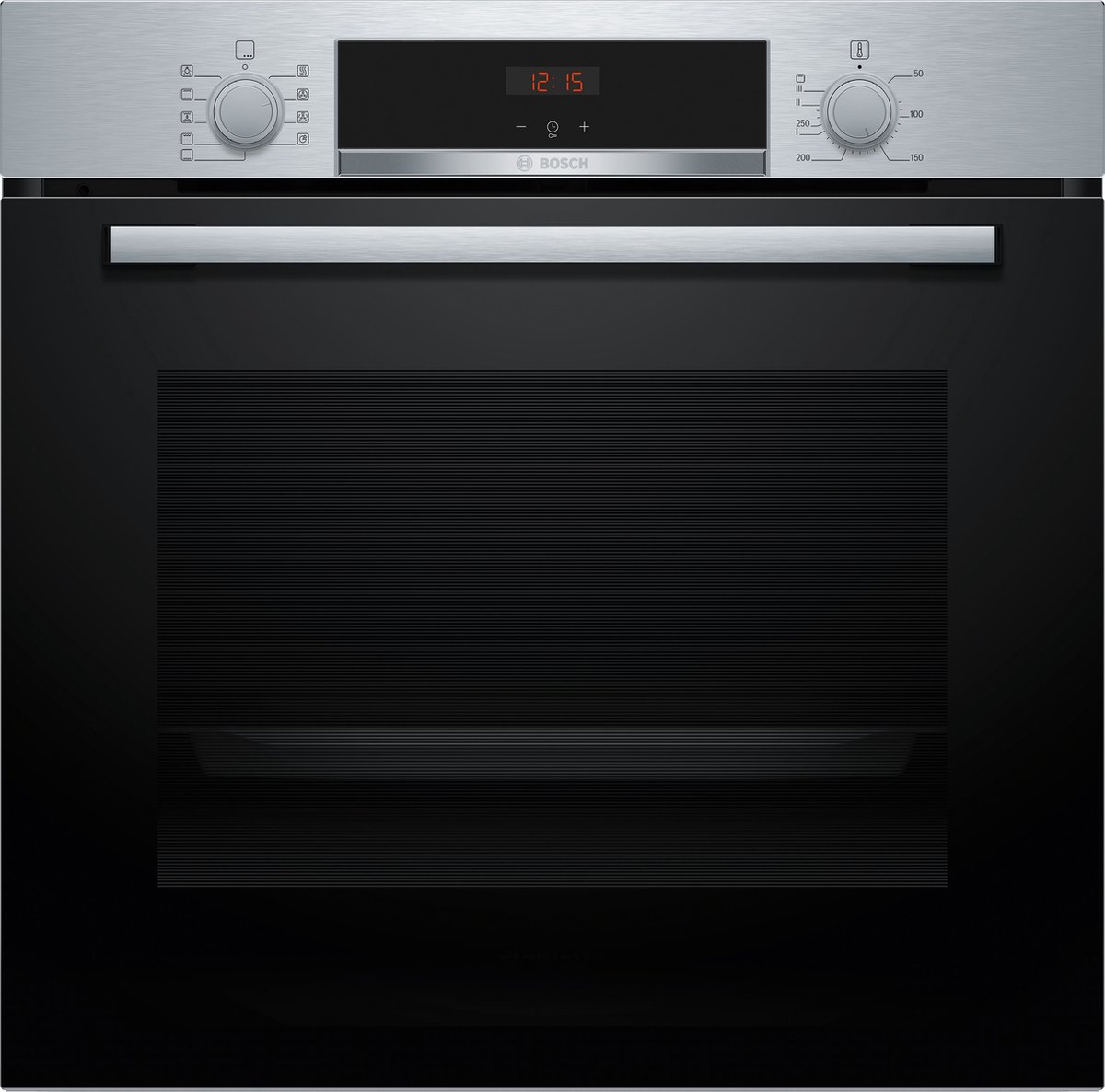 Bosch HBA514BS3 - Serie 4 - Inbouwoven - 71 l - A+ - RVS - Eenvoudig te reinigen met hydrolyse - RVS