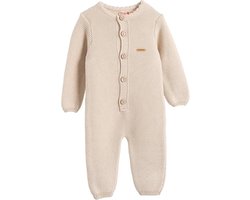 Minora gebreide baby kleding jongens-Unisex boxpakje- Baby kleding meisjes- Maat 80/ 9-12 Maanden-Newborn overalls winter- Baby kleding jongens-Beige-Kraamcadeau - Babyshower Cadeau