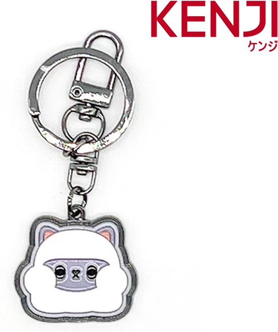 Kuromi sleutelhanger 🖤💜 – Zwart of paars mutsje – kawaii