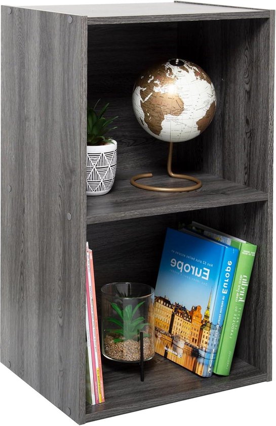 Office Basic Rack - CX-2FN - Grey Oak - Modern Modular Office Living ...
