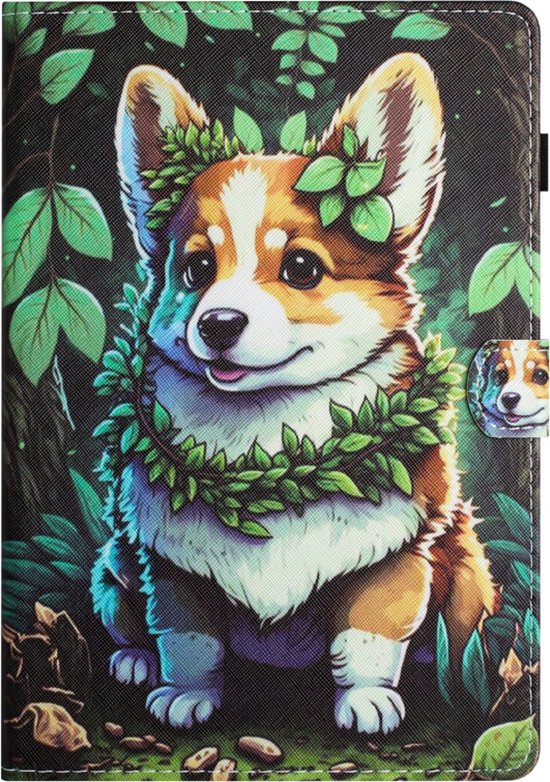 Étui de protection de Luxe pour Samsung Galaxy Tab A9 Plus - 11 "Chien mignon"