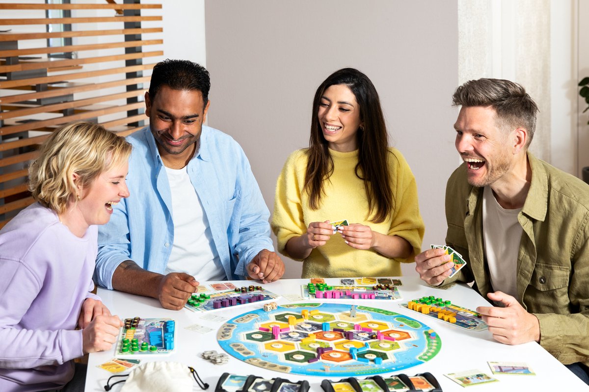 999 Games - CATAN - Nieuwe Energie - Bordspel - Gezelschapsspel - Inclusief houten speelstukken - Familiespel - Duurzaam spel — afbeelding 8