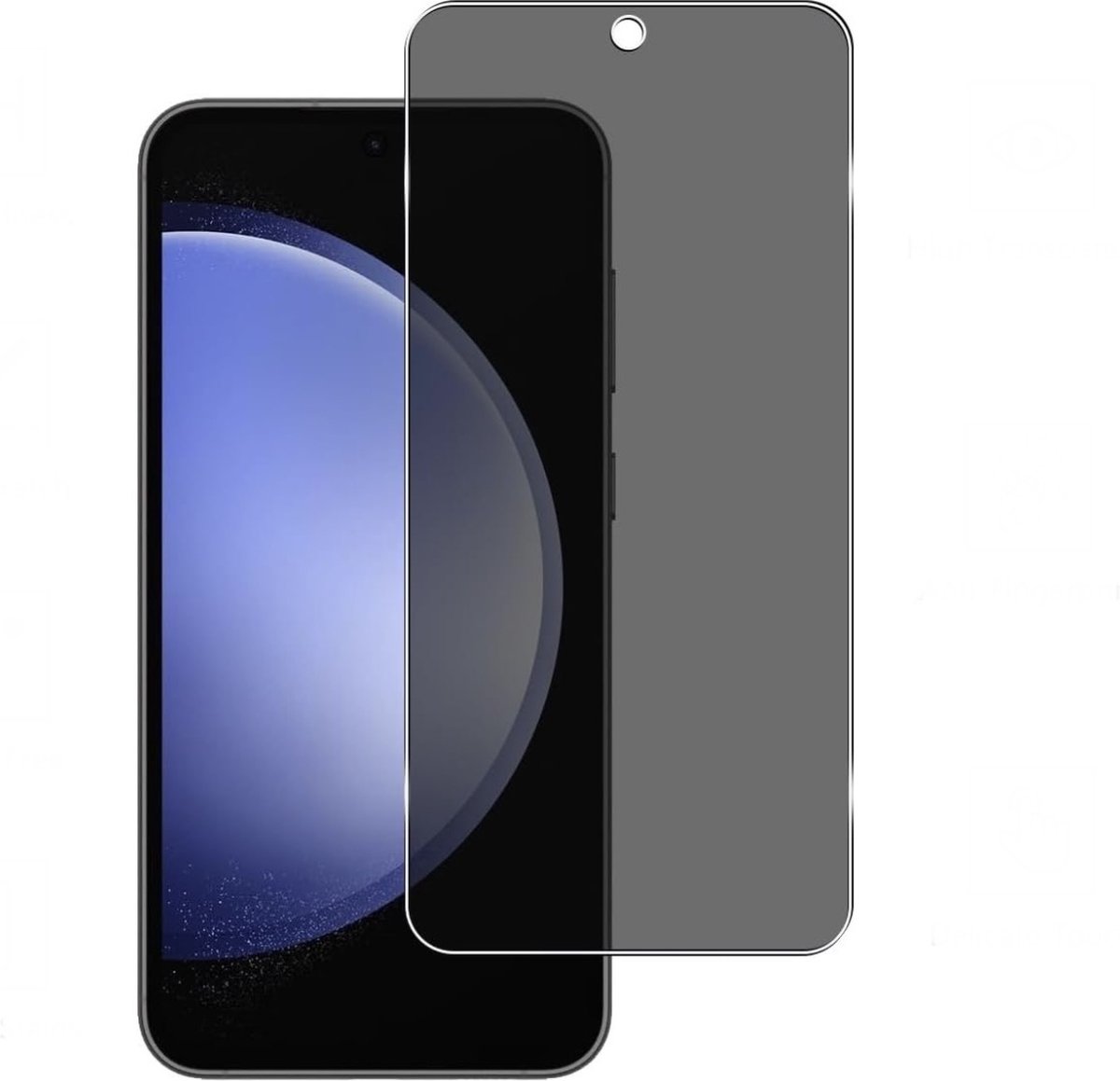 Privacy Screen protector geschikt voor Samsung A35 / A55 - Screenprotector geschikt voor Samsung A55 | Samsung A35