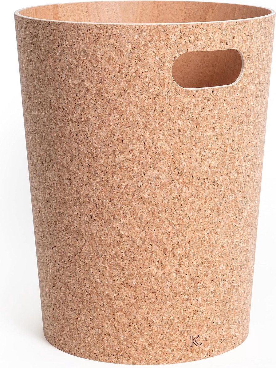 Echte Houtafval Papierbak Moderne Houten Papieren Mand voor op Kantoor Kinderkamer Slaapkamer en meer 9 liter