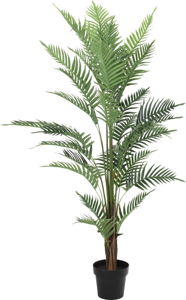 Home & Styling Kunstplant palmboom - in pot - 150 cm - kunstplant voor binnen Groen