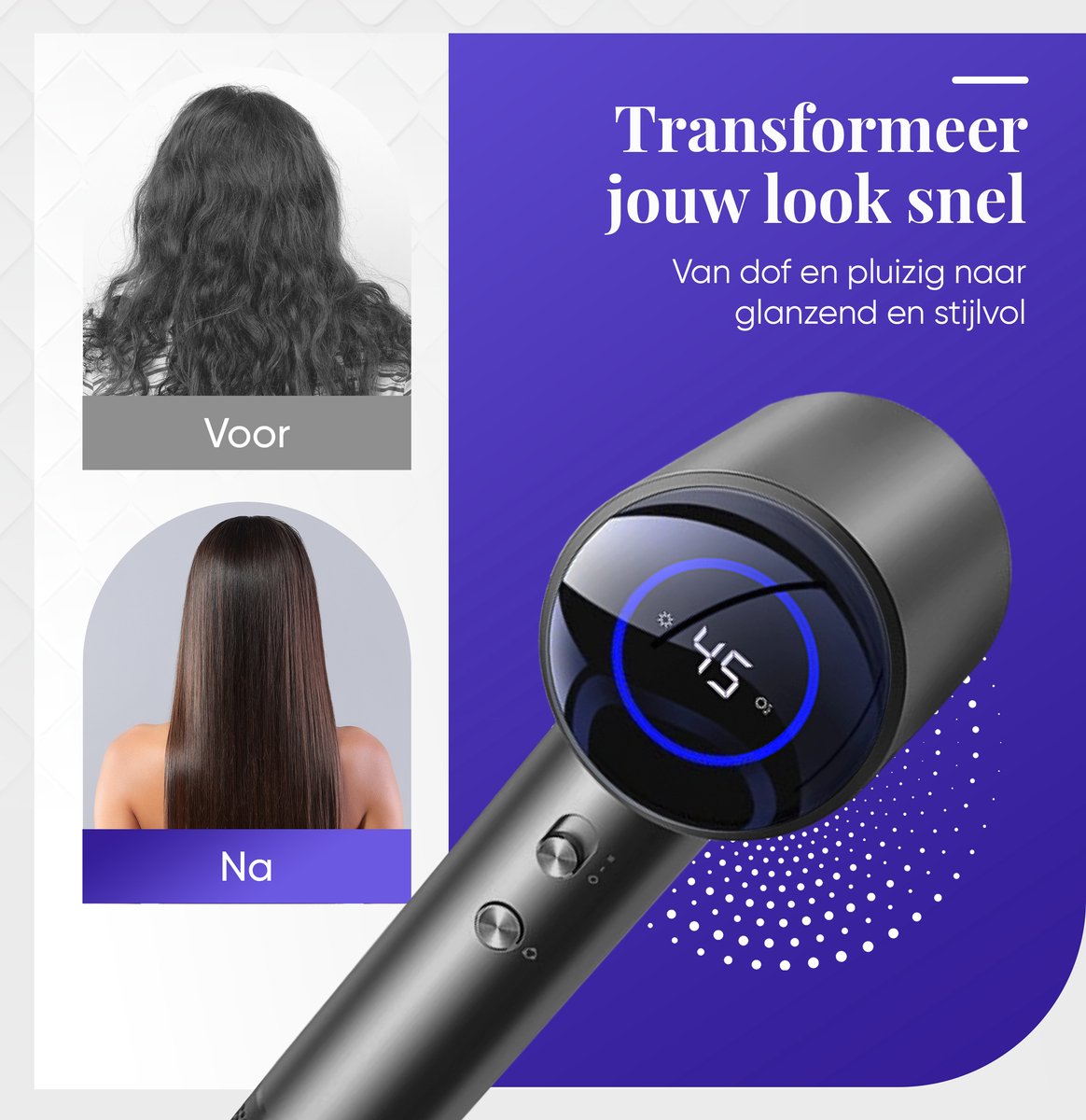 Glisse Prodry - Föhn met diffuser - Krullen - Ionische - afbeelding 2