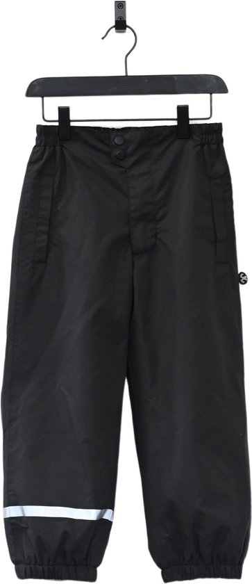Ducksday - Regenbroek Kind - Waterdicht - Ademend - Regenbroeken Fiets - Reflecterend - Unisex - Zwart - Maat 146/152