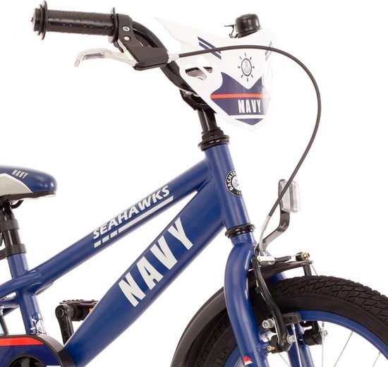 Bachtenkirch kinderfiets Navy, 14 inch, donkerblauw van BAC — afbeelding 3