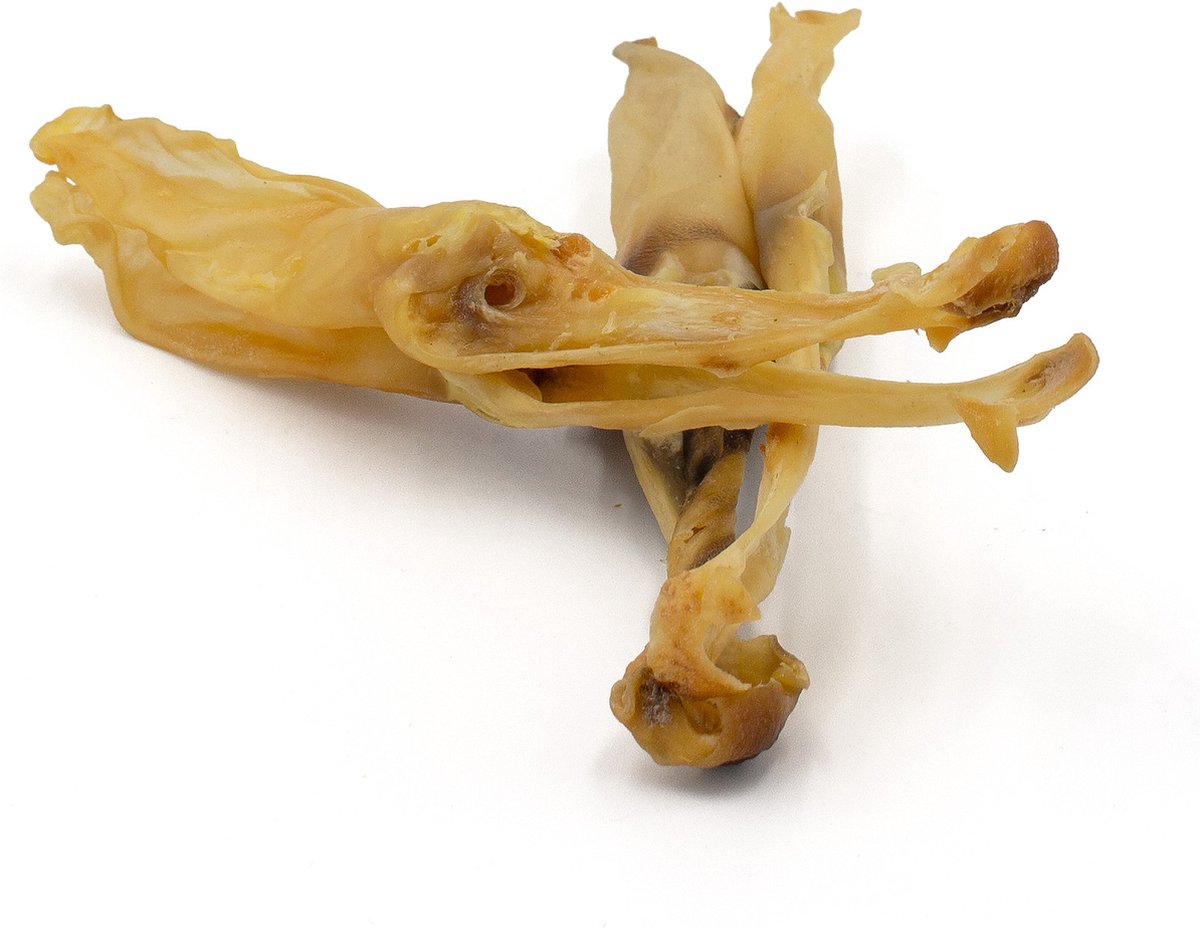 Konijnenoren zonder haar - Hondensnack - 1kg - 100% Natuurlijk - Gedroogd