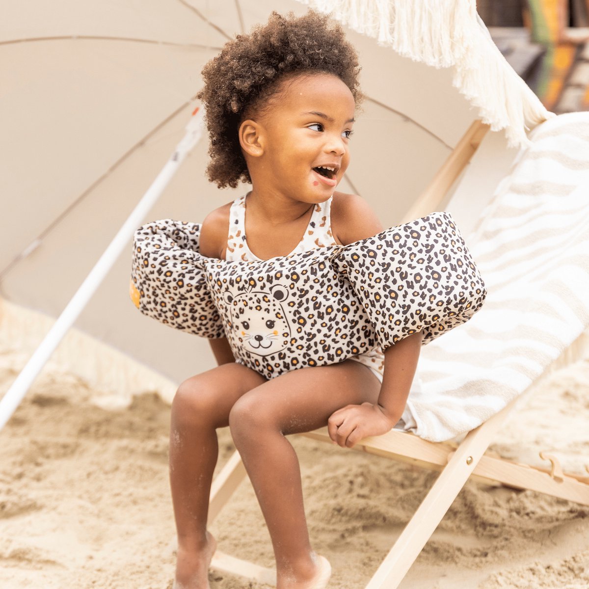 Swim Essentials Puddle Jumper - Beige - Safari Chique - 2/6 Jaar — afbeelding 10
