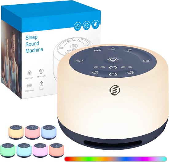 Foto: Equivera white noise machine volwassenen baby s slaaphulp witte ruis machine slaaptrainer