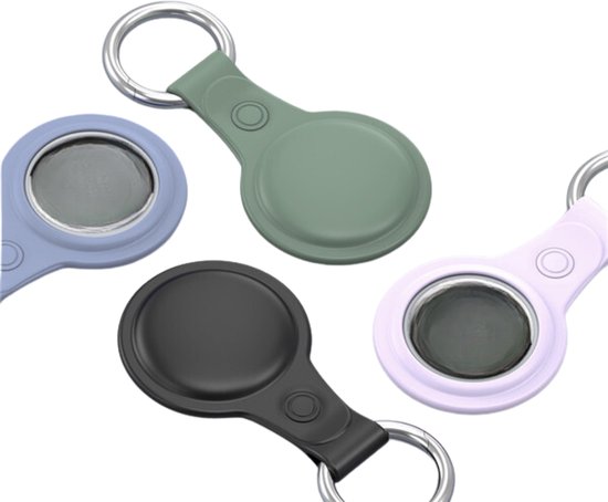 DUX DUCIS sleutelhanger Silicon 4 Pack siliconen hoesje voor AirTag - multi colour