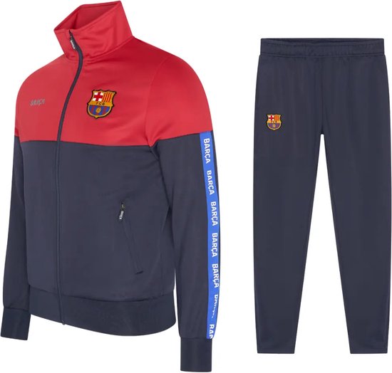 FC Barcelona Trainingspak Heren - Maat S t/m XXL - Voetbal Trainingspakken - Voetbalkleding - 100% Polyester