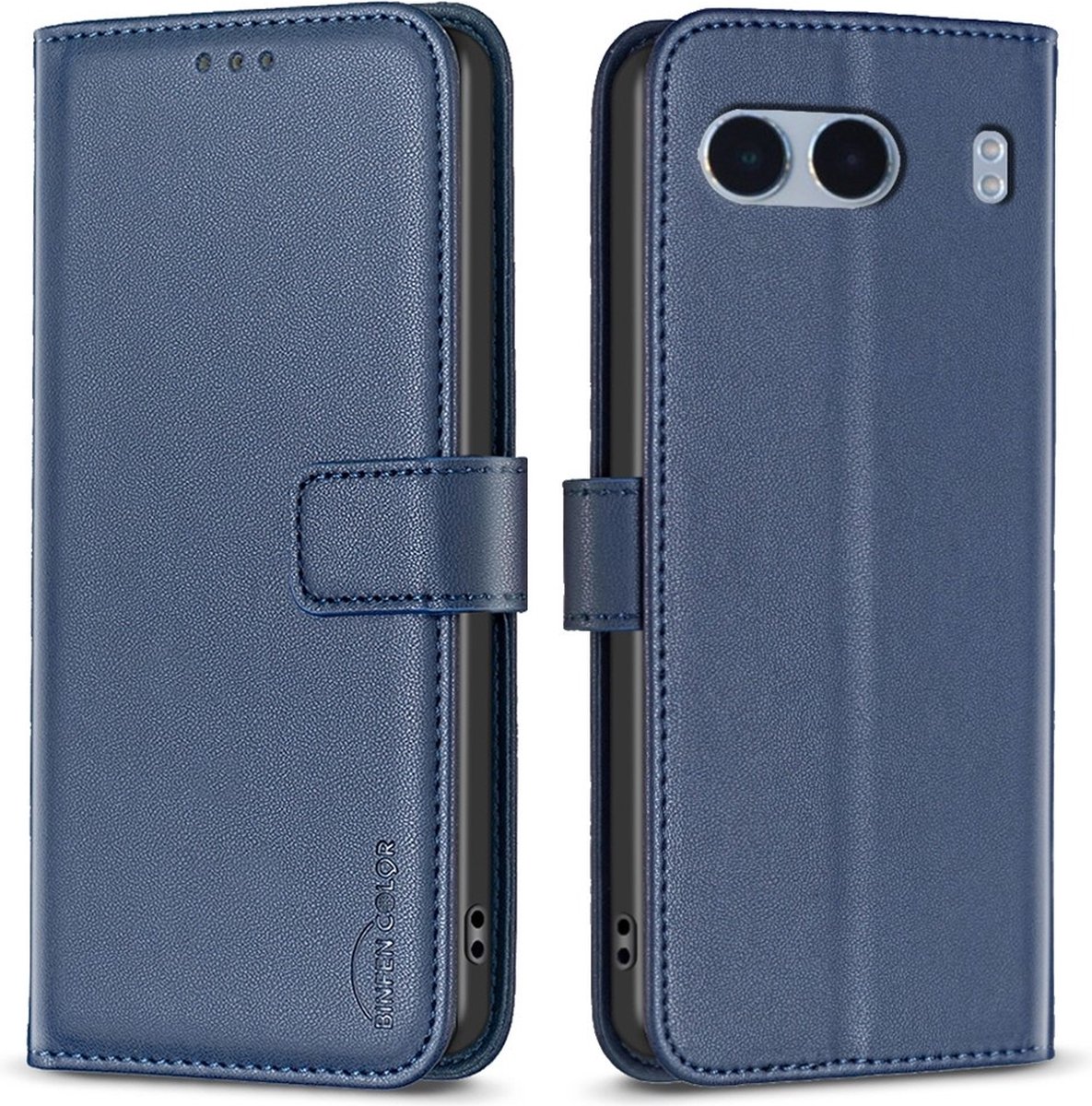 BINFEN Hoesje - Geschikt voor OnePlus Nord 4 Hoesje - BINFEN Book Case - Blauw