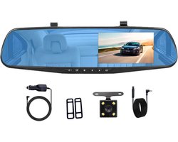 Lexium Dashcam voor auto - Dashcam - Dashcam voor auto voor en achter - Dashcam voor en achter - Dashcam voor en achter draadloos - Dual dashcam