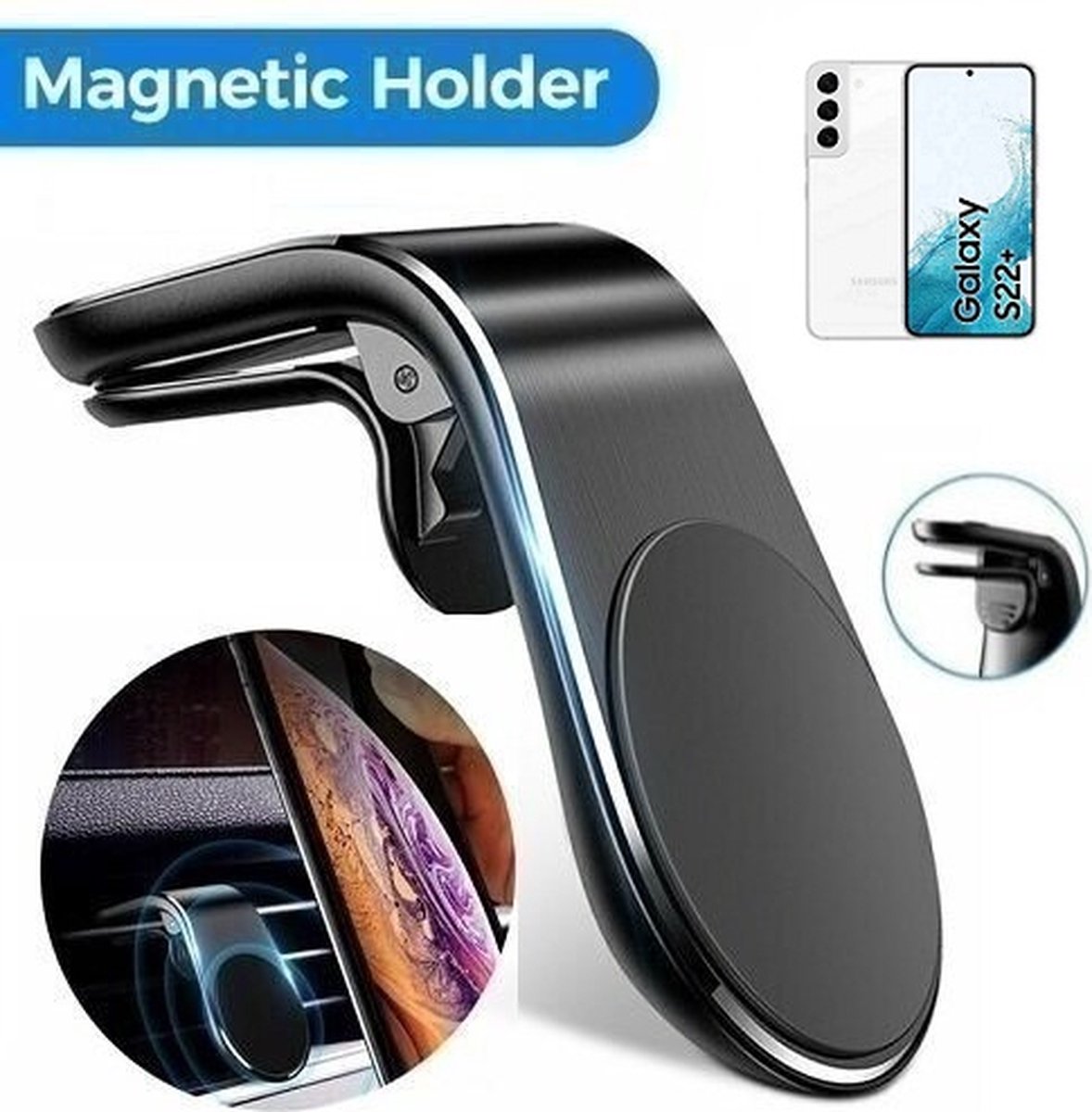 Samsung Galaxy S22 Plus Magnetische Telefoonhouder Auto