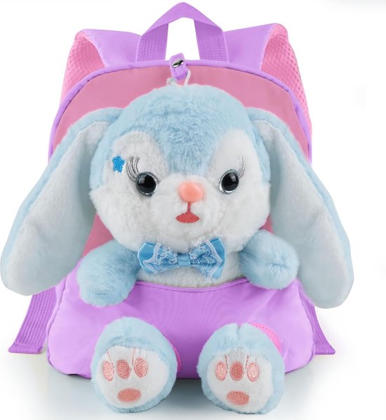 DANETI Rugzak met 13 patronen, teddybeer, pluche