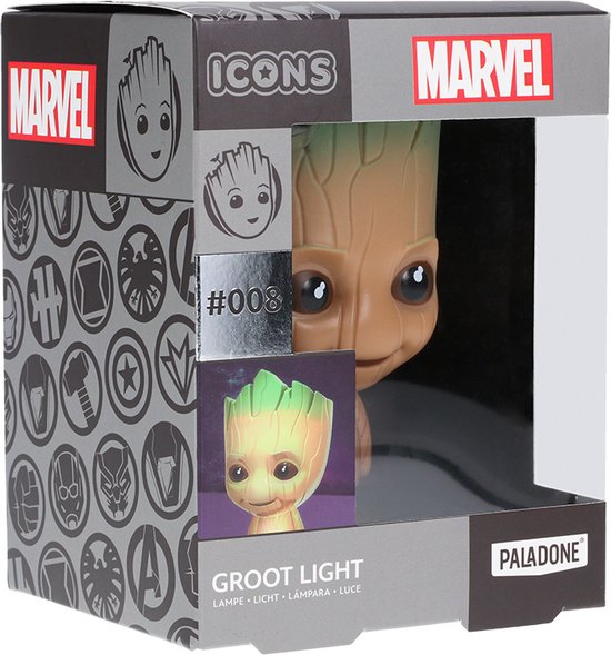 Marvel - Groot Icoon Light - Nachtlamp van Marvel — afbeelding 5