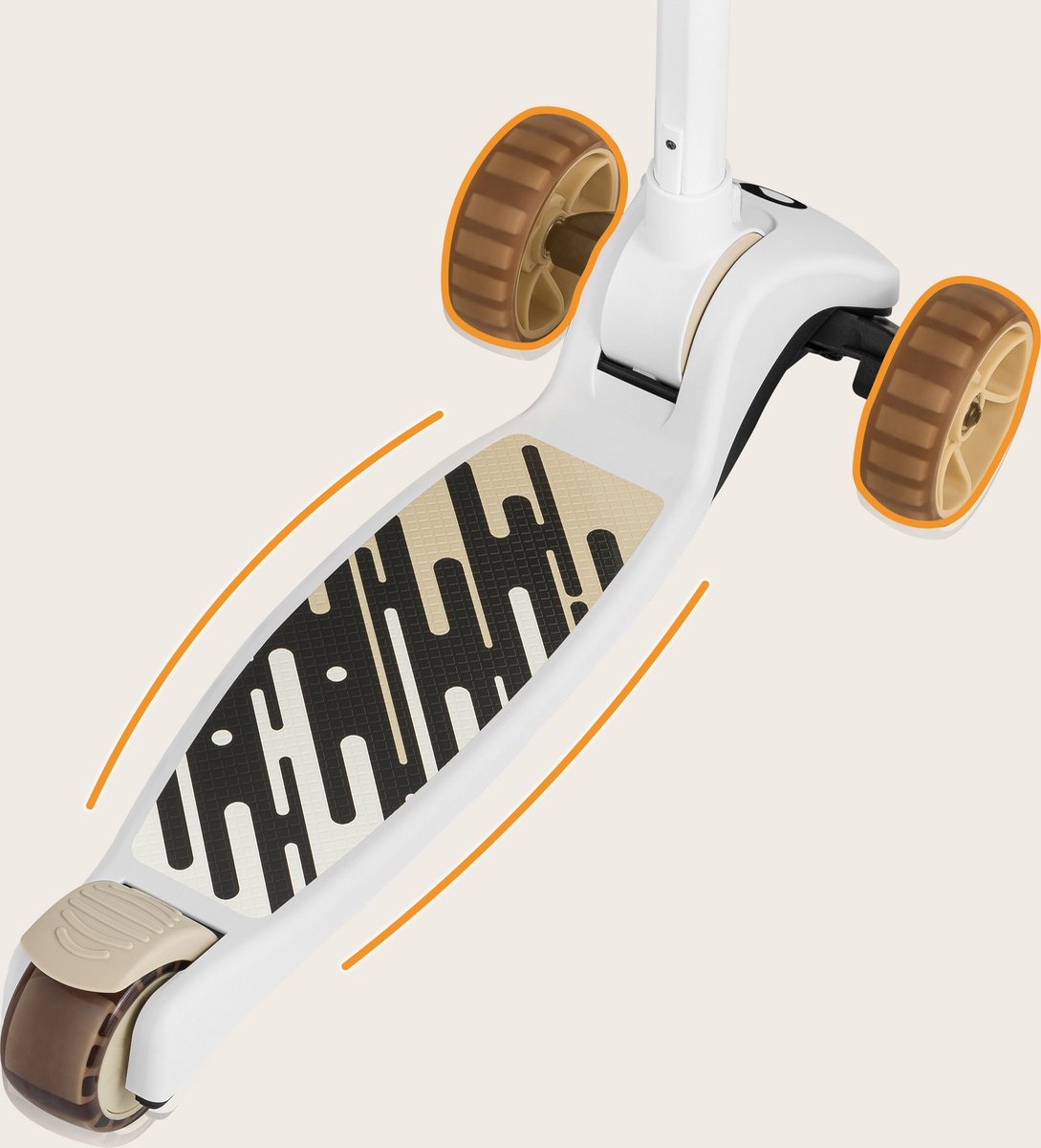 Lionelo Franky - Kinderstep 2in1 - LED - 3 wielen - tot 50kg - Fiets en scooter 2in1 - Grote verlichte wielen - Speelgoedmandje thumbnail 3
