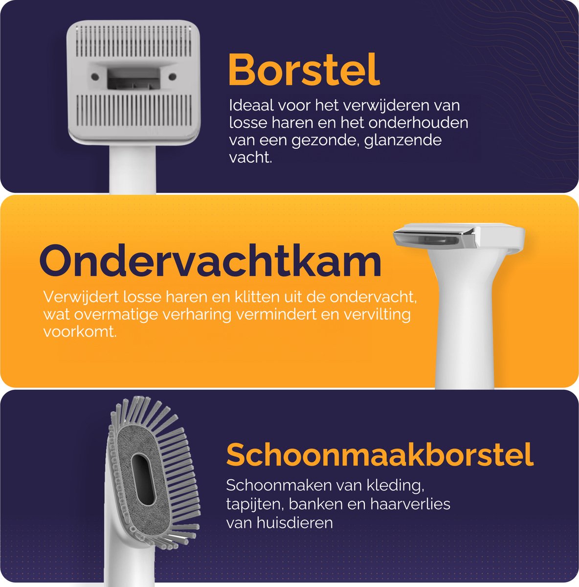 Viervoeter® Professionele 15 Delige Hondentondeuse met stofzuiger - Voor dikke vacht - Zuigen & Trimmen - Verzorginsset - Katten en Honden thumbnail 6