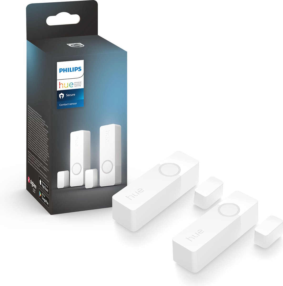 Bol.com Philips Hue Secure contactsensor - wit - 2-pack aanbieding