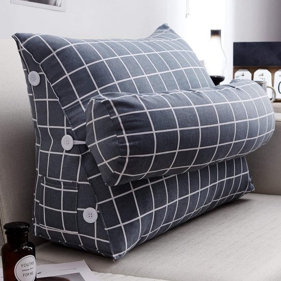 Rucener Rugkussen leeskussen rugkussen bed leeskussen voor bed rugsteunkussen comfortkussen volwassenen nekrolkussen kussen voor rugpijn