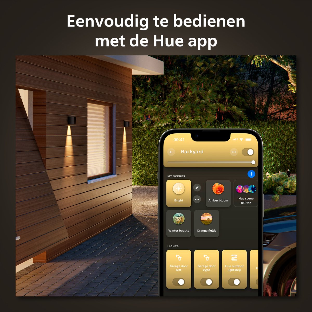 Philips Hue Resonate Down - muurlamp - wit en gekleurd licht - zwart — afbeelding 5