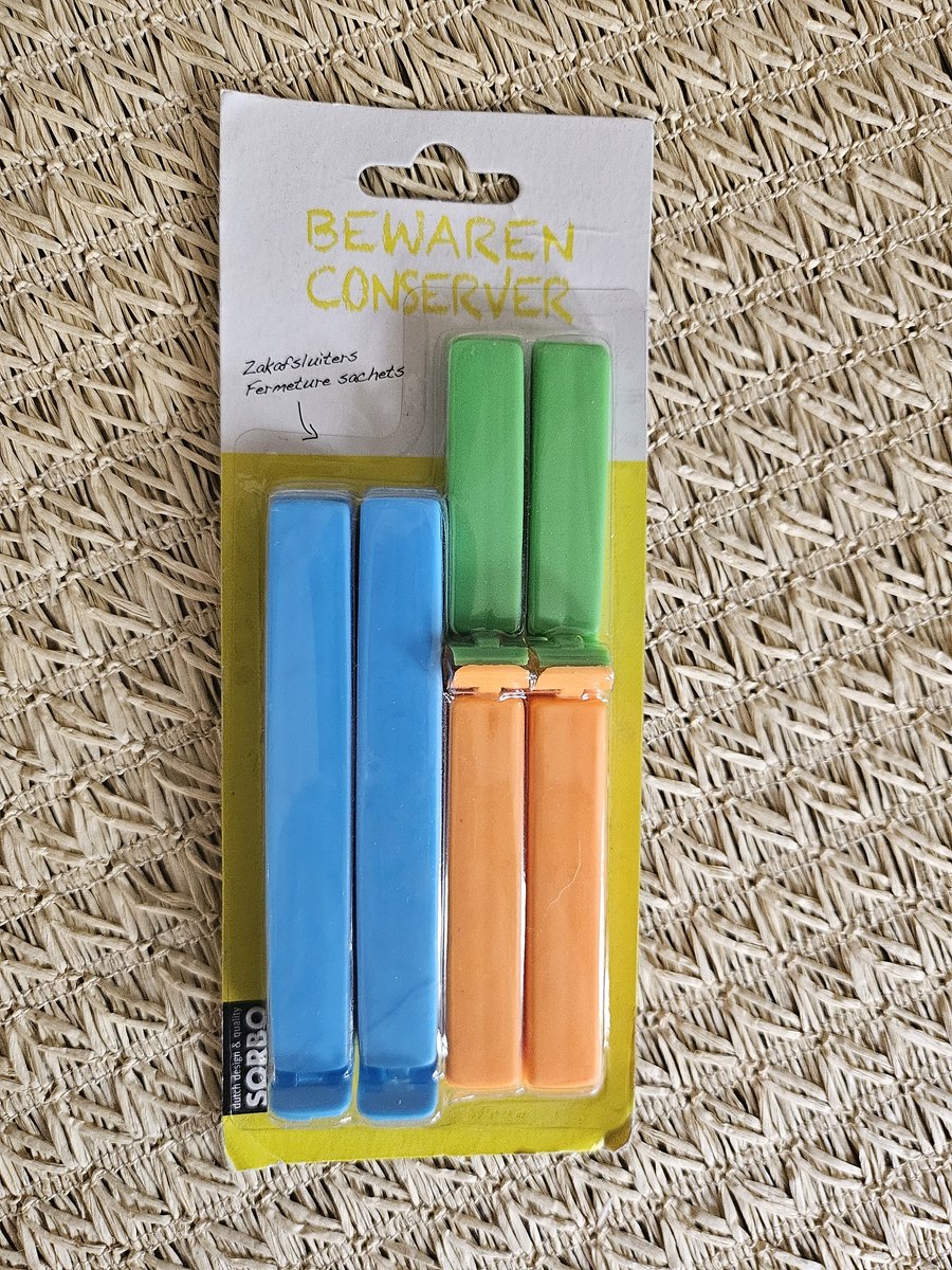 Sorbo vershoudsclips zakafsluiters assorti 30 stuks