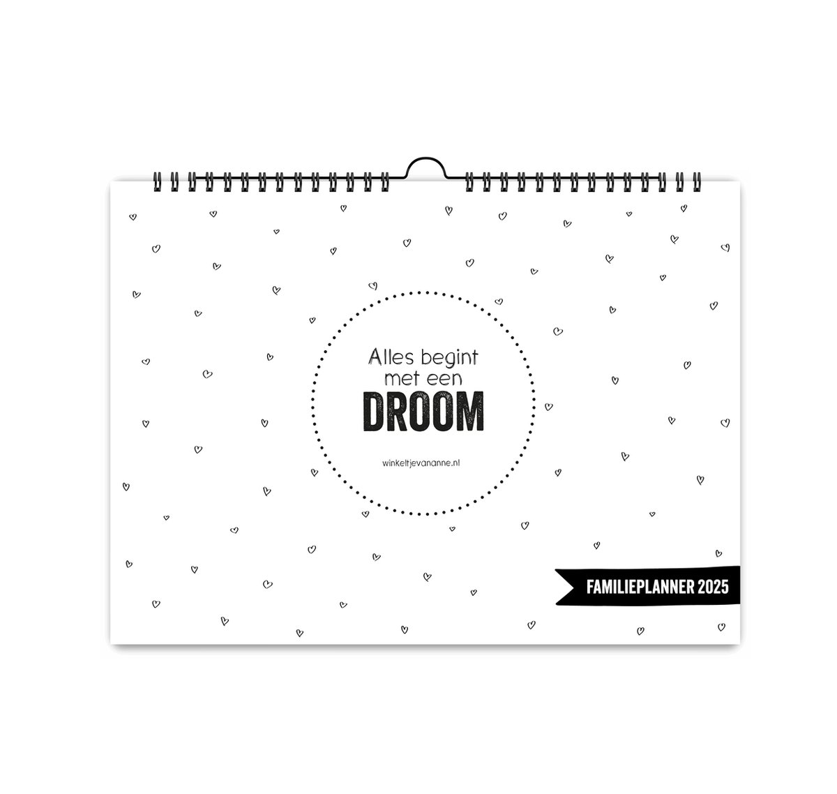 Familieplanner 2025 | weekplanner | met gratis planner stickers | winkeltjevananne.nl op Prijzenvolger.com