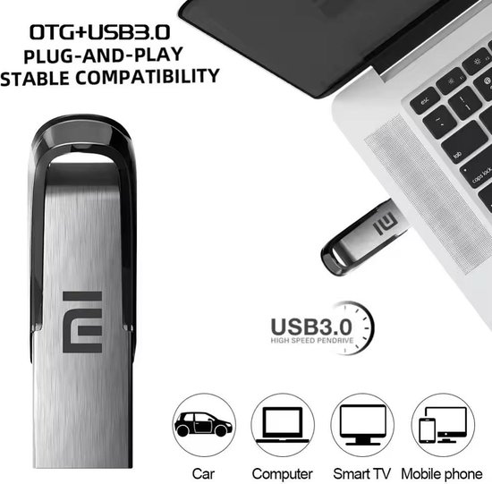 Foto: Xiaomi usb3 0 flash drive 1tb high speed data transfer memory stick ultra slanke thumb drive usb geheugenstick