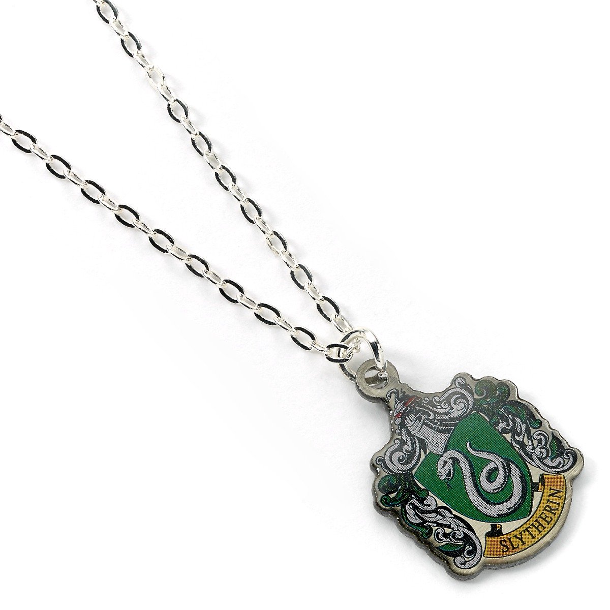 The Carat Shop - Harry Potter - Slytherin Schild Ketting - Zilverkleurig