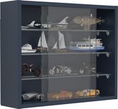 VCM Houten glazen opknoping vitrinekast Muur vitrinekast Collectible decoratieve verzamelaar vitrinekast Drivalo S Houten glazen opknoping vitrinekast Muur vitrinekast Collectible decoratieve verzamelaar vitrinekast Drivalo S