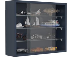 Houten glazen opknoping vitrinekast Muur vitrinekast Collectible decoratieve verzamelaar vitrinekast Drivalo S