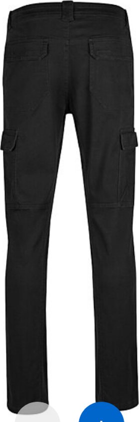 Clique Cargo Pocket Stretch 022045 - Zwart - 3XL