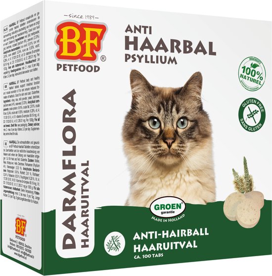 16x Biofood Anti Haarbal Tabletten 100 stuks