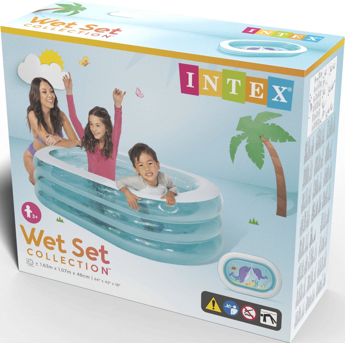 Intex My Sea Friends Opblaaszwembad - 163 x 107 x 46 cm — afbeelding 6