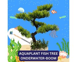 Aquaplant Fish Tree - Aquarium boom - Natuurlijke uitstraling - Decoratie plant