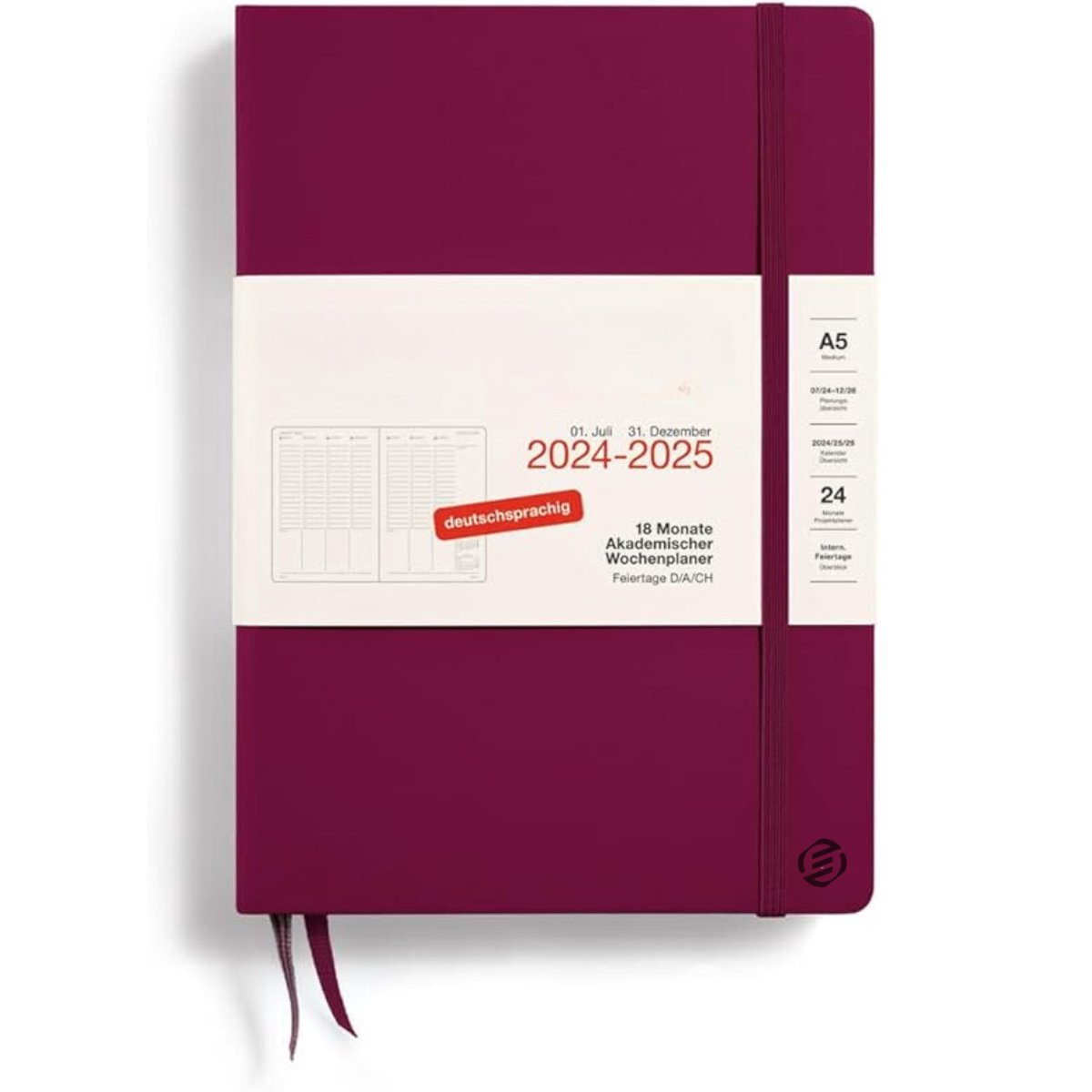 Equivera Weekplanner 2025 - Weekly Planner - Agenda - Kalender - Maandplanner - Famillieplanner