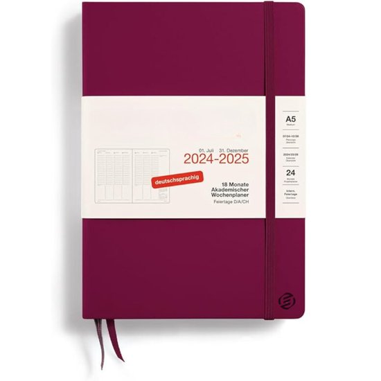 Planificateur hebdomadaire Equivera 2025 - Planificateur hebdomadaire - Agenda - Calendrier - Planificateur mensuel - Planificateur familial